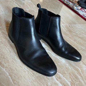Zara Leather Chelsea Boots